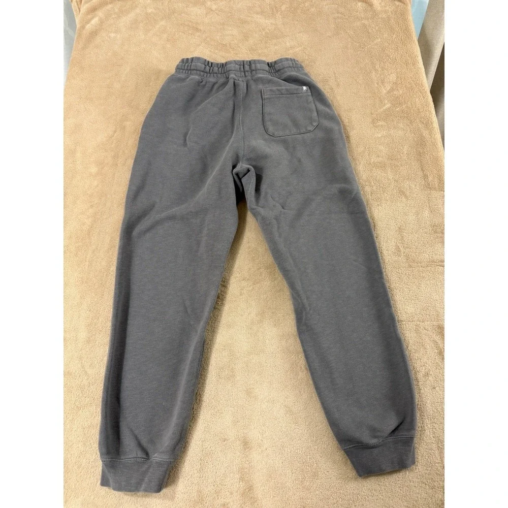 FIGS Essential Jogger Sweatpants Mens Small Charcoal Gray Fleece Drawstring‎ EUC